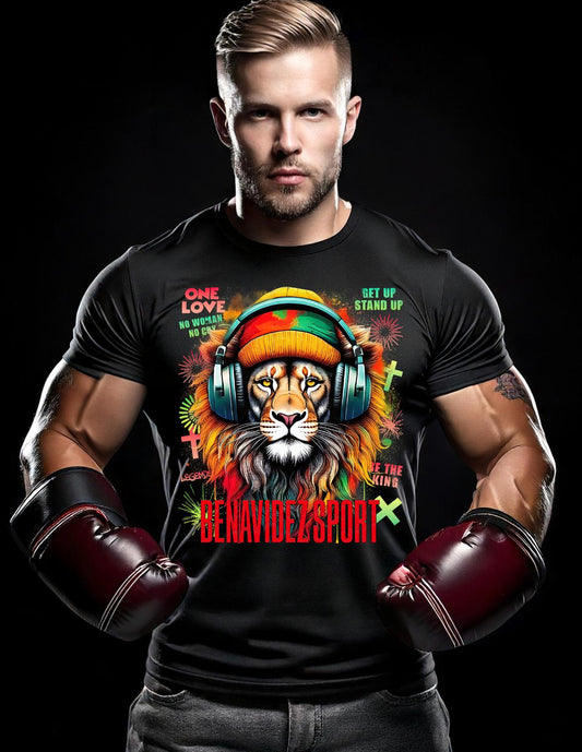 Graphic Groove Tee - Lion One Love