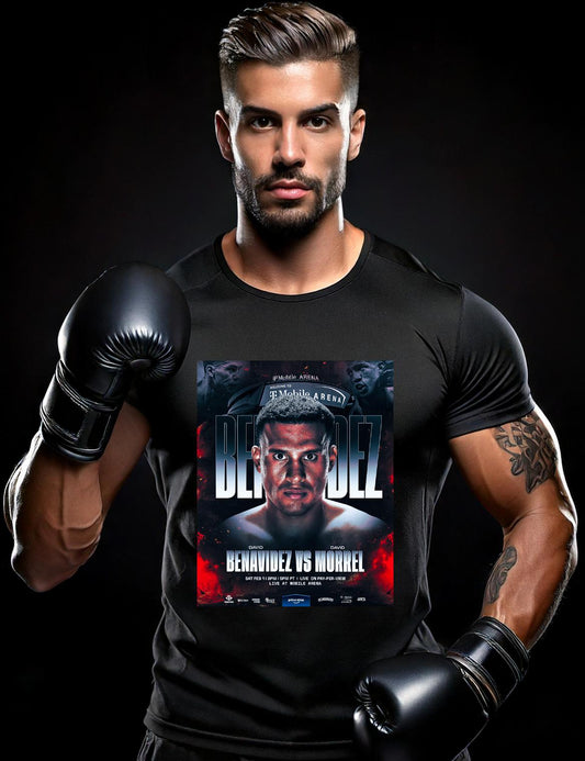 Benavidez World Champion - Vintage Tee Benavidez vs Morrel