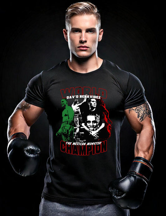 Benavidez World Champion - Vintage Tee THE Mexican Monster