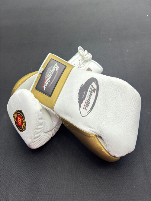 Benavidez Sports - C2 Pro Fight Lace-up Genuine Leather Boxing Gloves