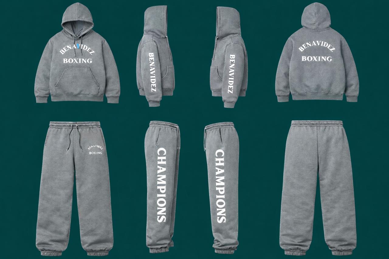 Benavidez Boxing Champions Hoodie & Sweatpant Set