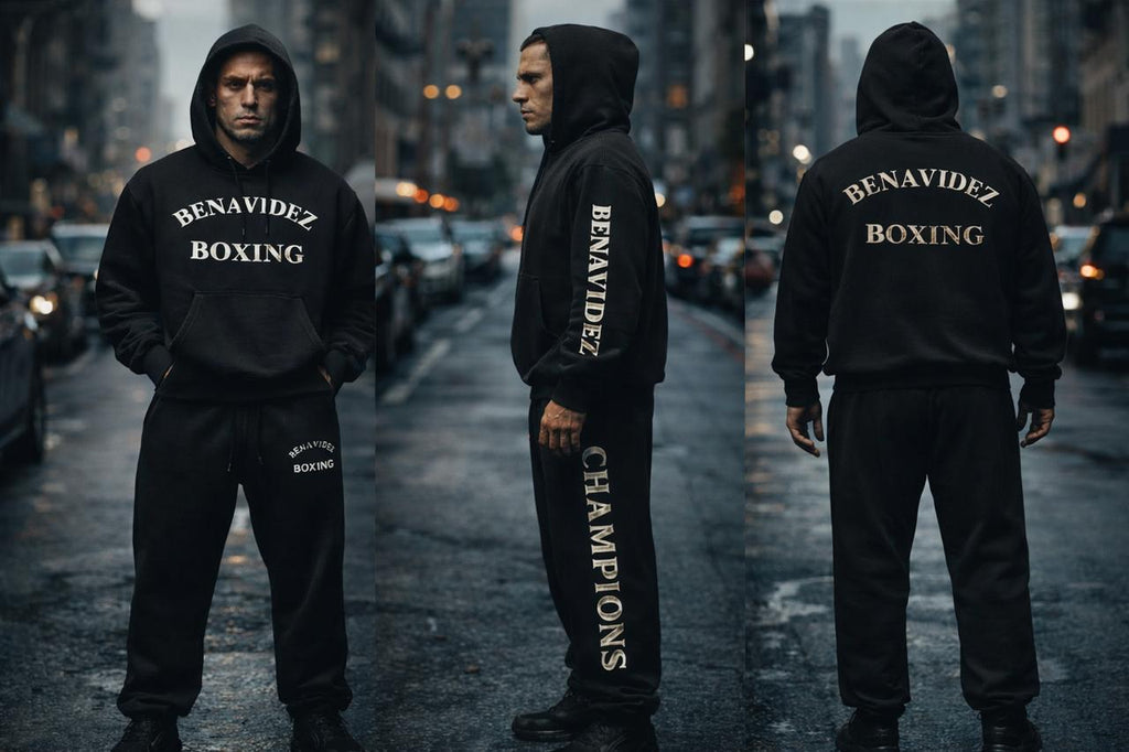 Benavidez Boxing Champions Hoodie & Sweatpant Set