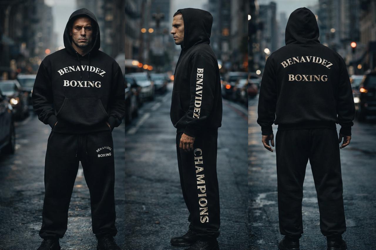 Benavidez Boxing Champions Hoodie & Sweatpant Set
