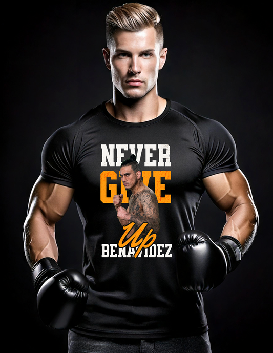 Benavidez Never Give Up - Vintage Tee